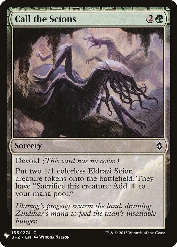Call the Scions (Call the Scions)