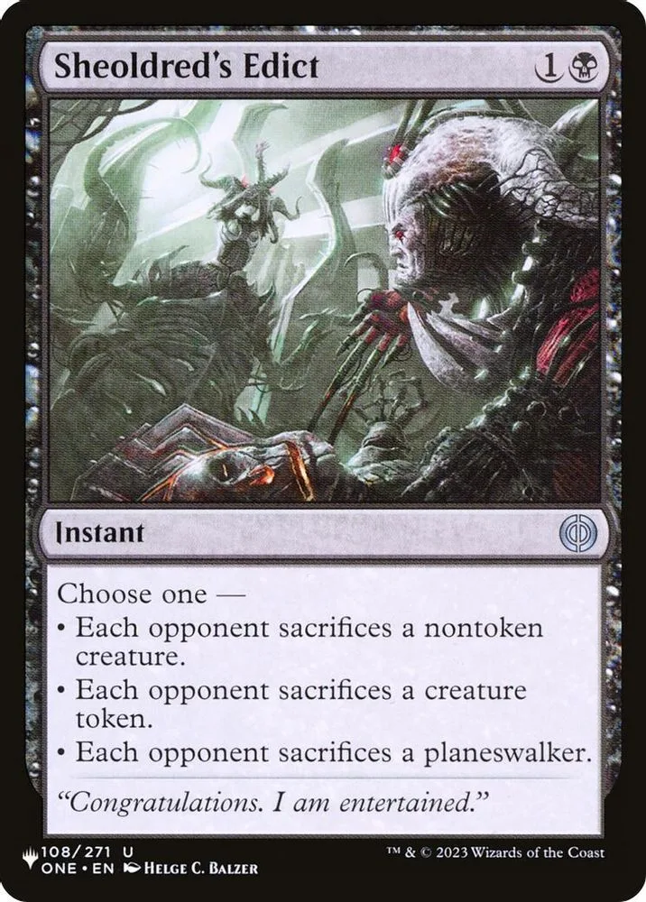Sheoldred's Edict (Sheoldred's Edict)
