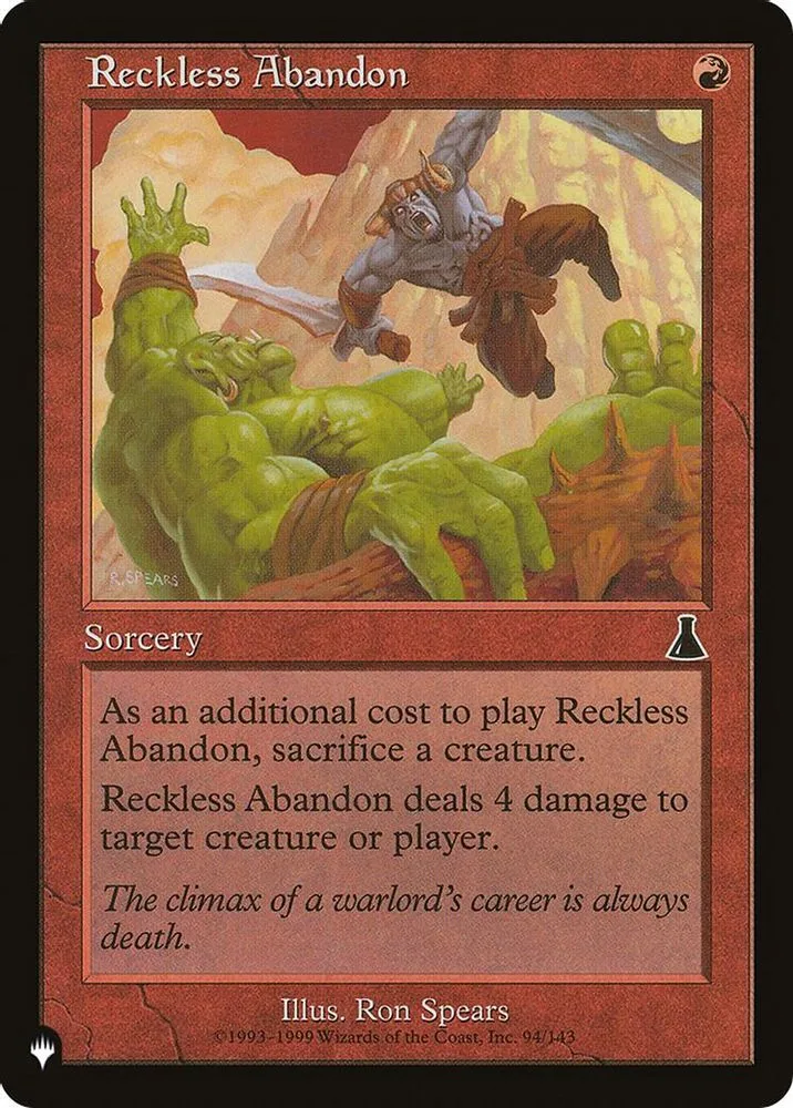 Reckless Abandon (Reckless Abandon)