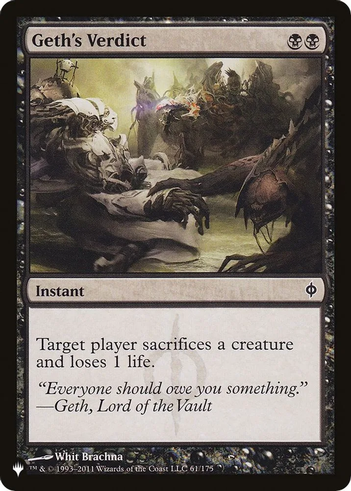 Geth's Verdict (Geth's Verdict)