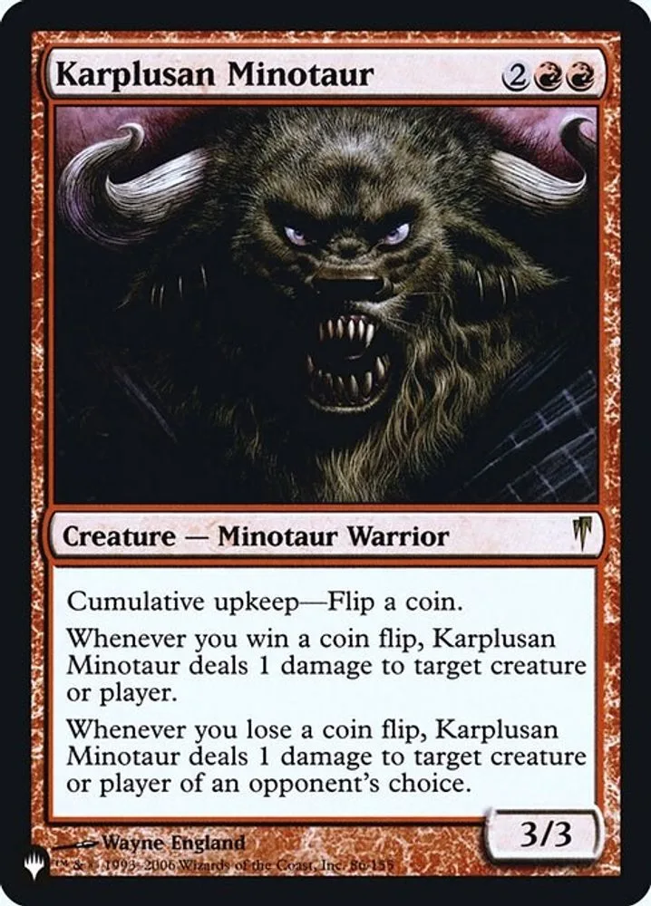 Karplusan Minotaur (Karplusan Minotaur)
