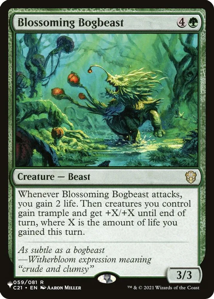 Blossoming Bogbeast (Blossoming Bogbeast)