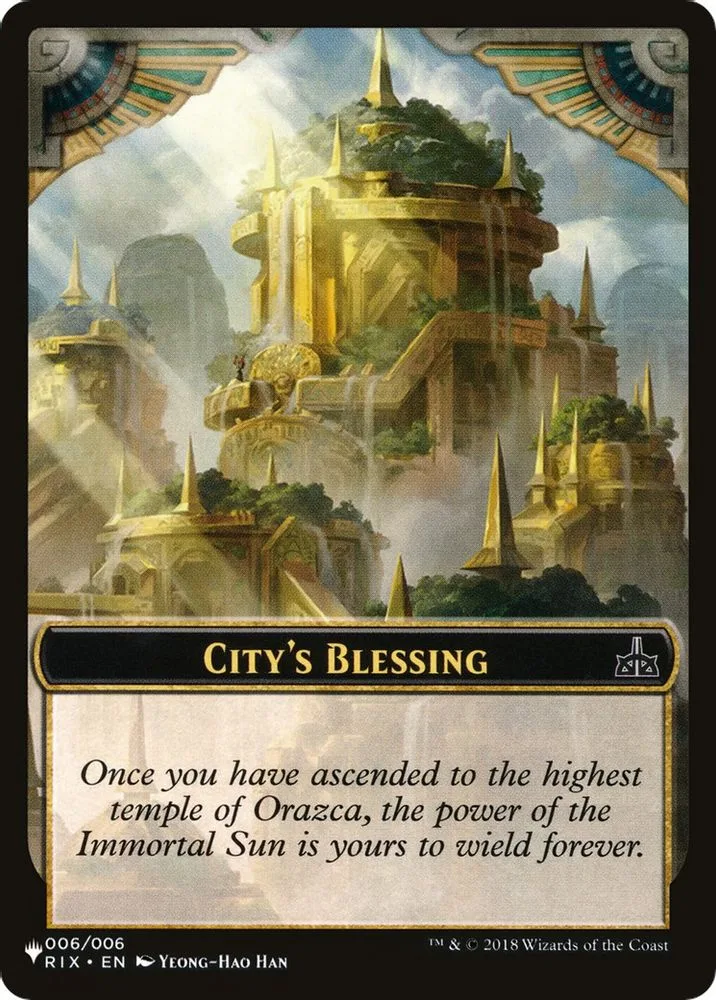 City's Blessing // The Monarch Double-sided Token (City's Blessing // The Monarch Double-sided Token)