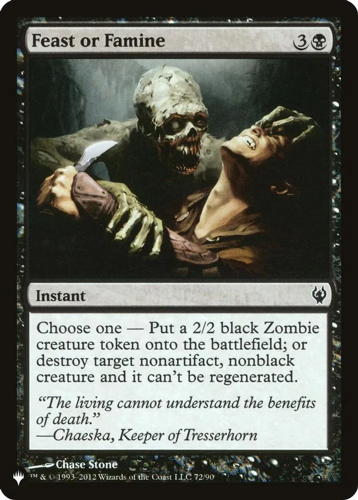 Feast or Famine (Feast or Famine)