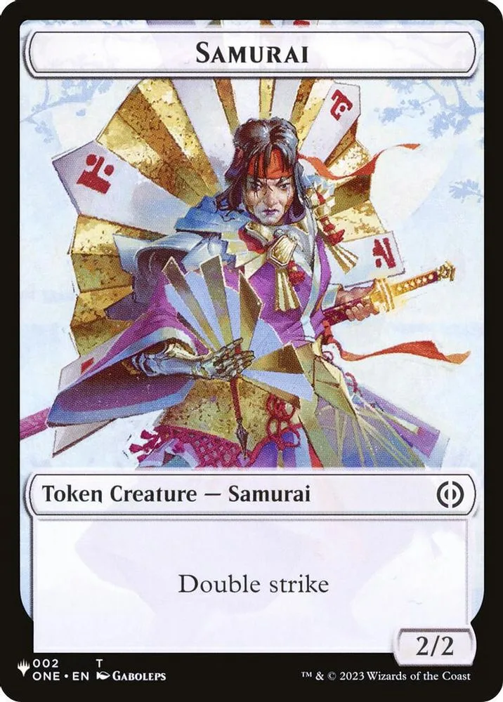 Samurai // Shapeshifter Double-Sided Token