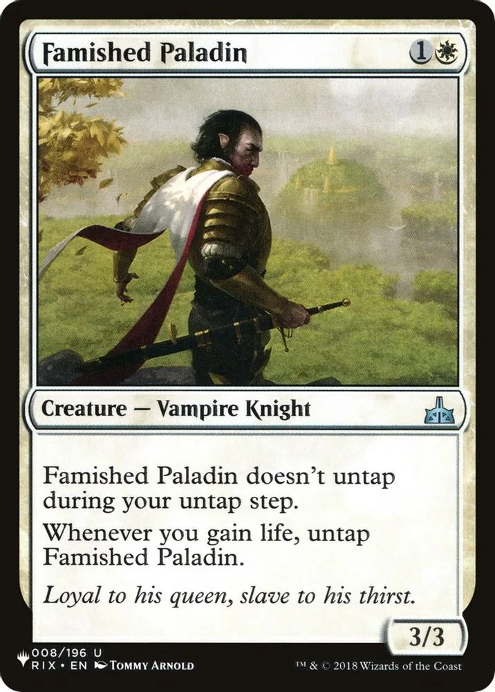 Famished Paladin (Famished Paladin)