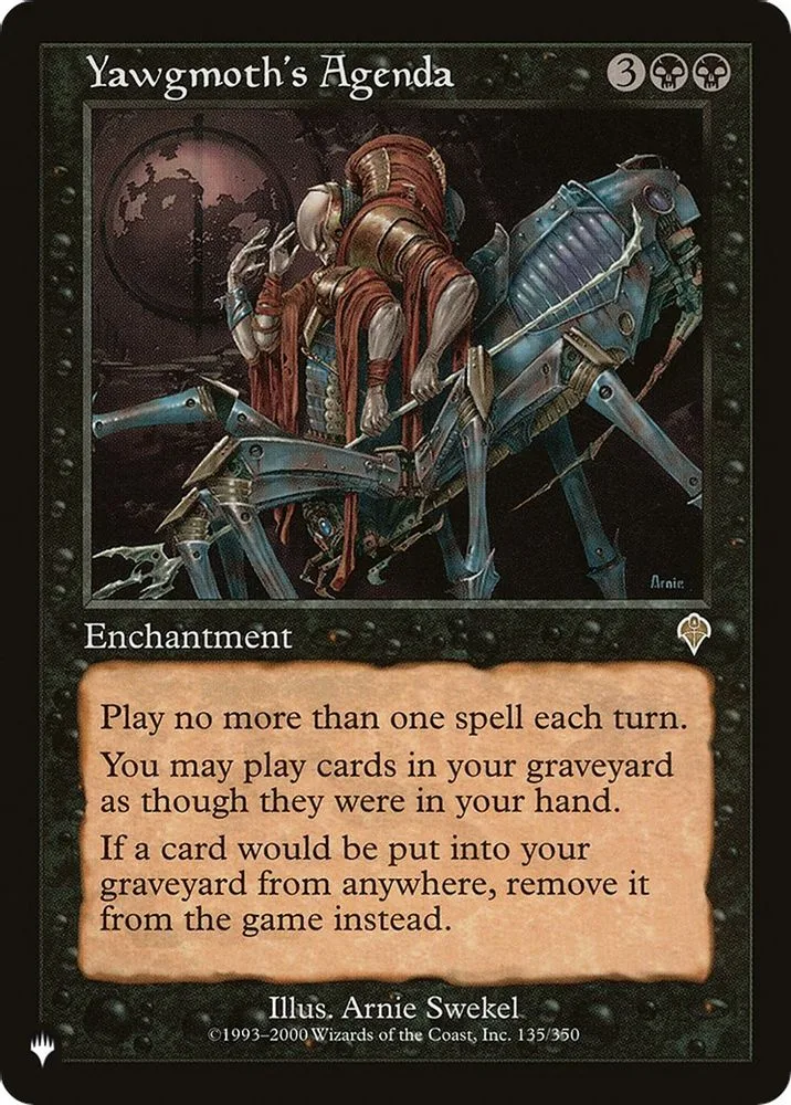Yawgmoth's Agenda (Yawgmoth's Agenda)