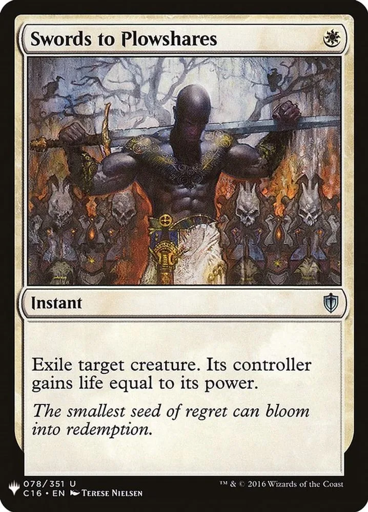 Swords to Plowshares (C16)