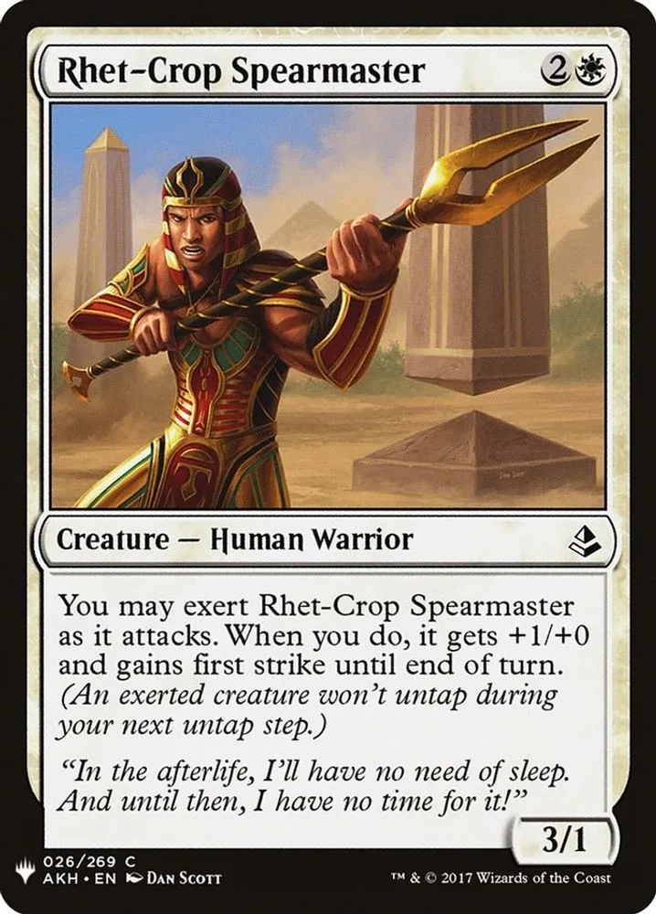 Rhet-Crop Spearmaster (Rhet-Crop Spearmaster)