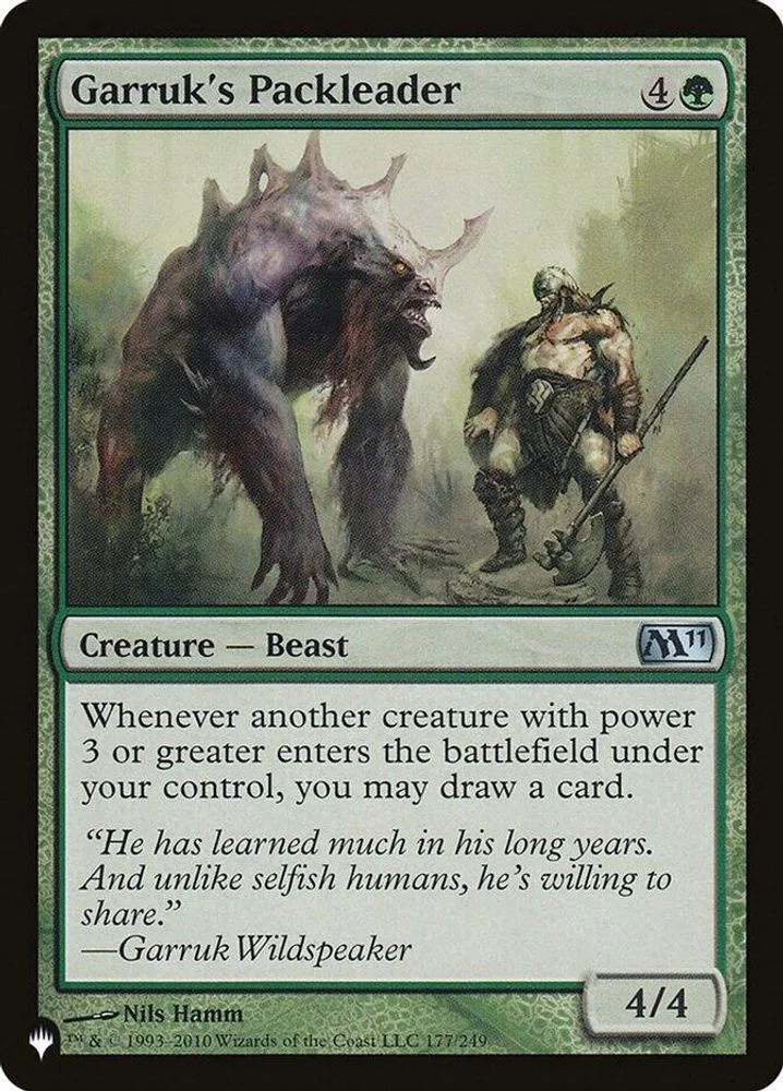 Garruk's Packleader (Garruk's Packleader)