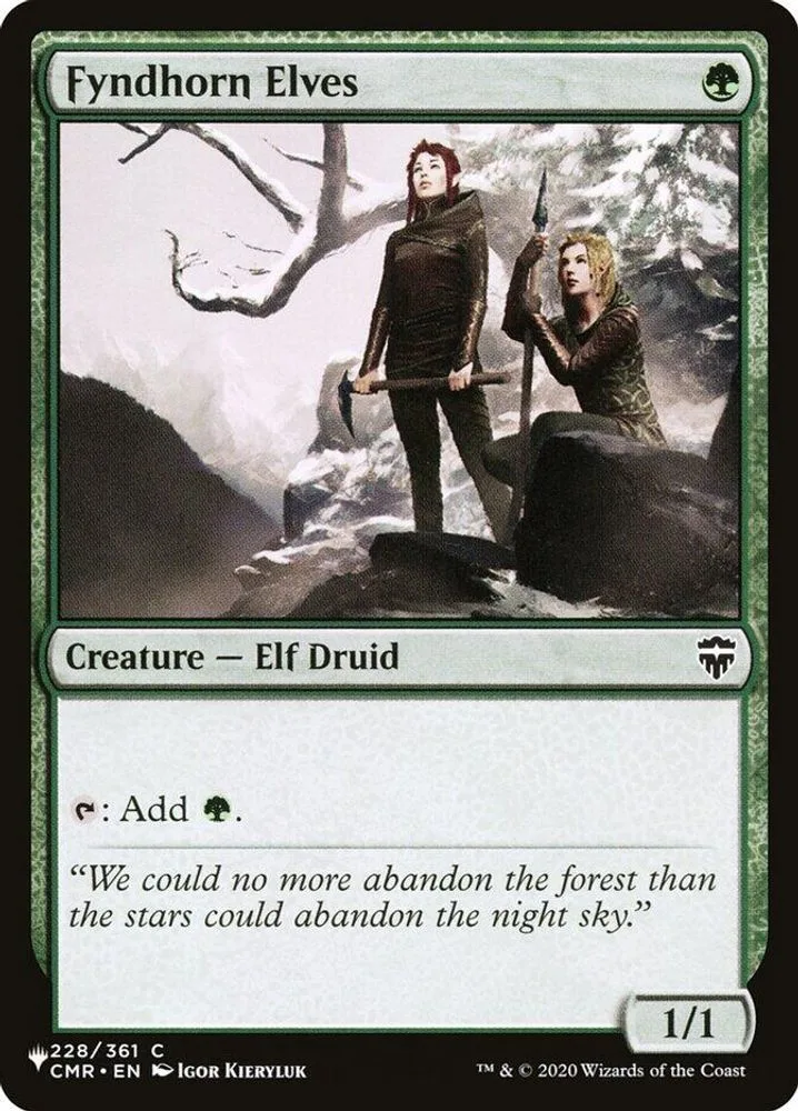 Fyndhorn Elves (Fyndhorn Elves)