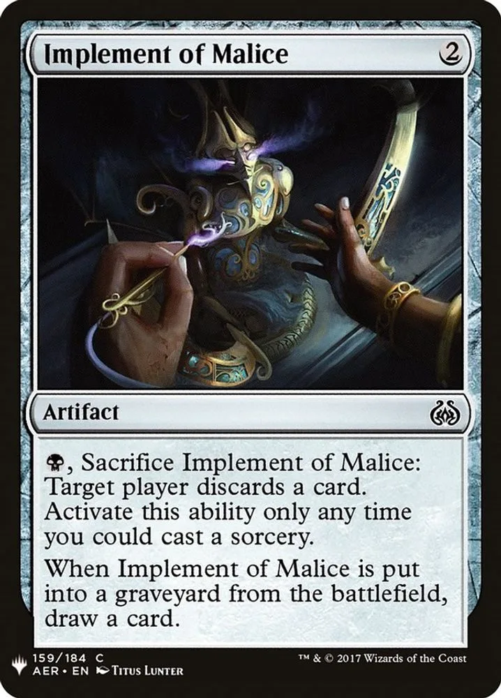 Implement of Malice (Implement of Malice)