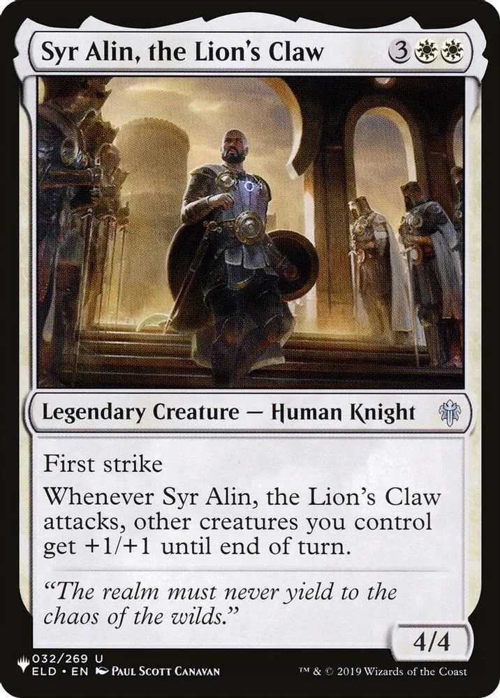 Syr Alin, the Lion's Claw (Syr Alin, the Lion's Claw)