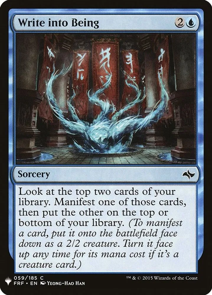 Write into Being (Write into Being)