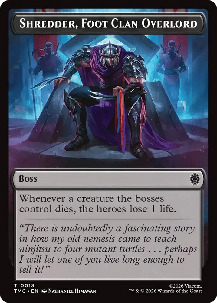Shredder, Foot Clan Overlord