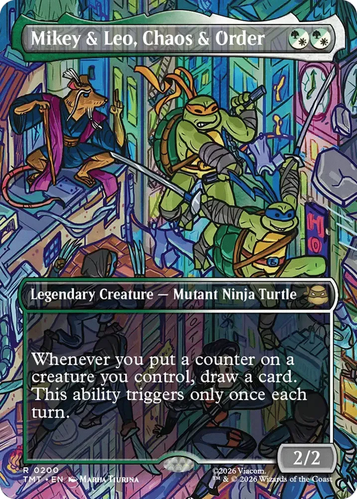 Mikey & Leo, Chaos & Order