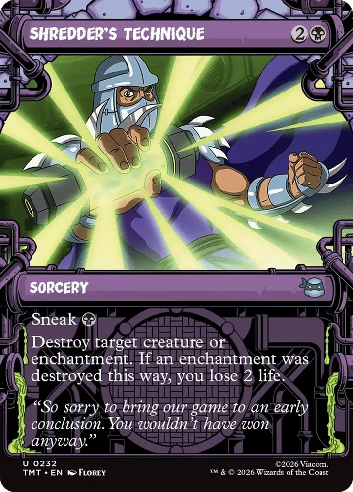 Shredder's Technique