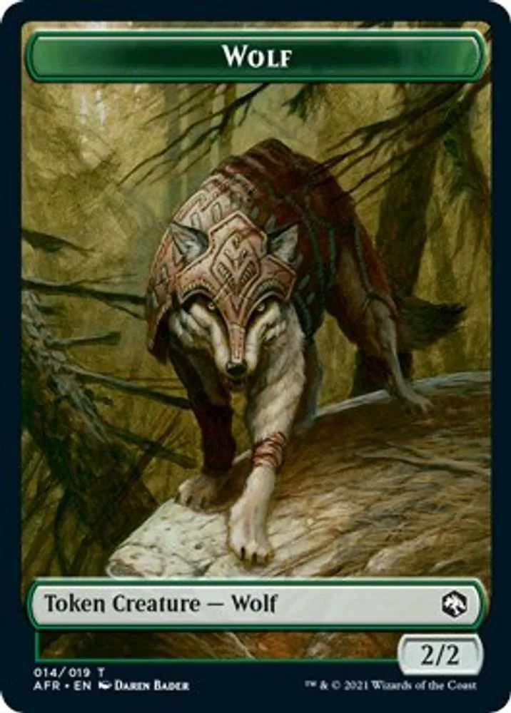 Wolf // Treasure (015) Double-Sided Token (Challenger 2022)