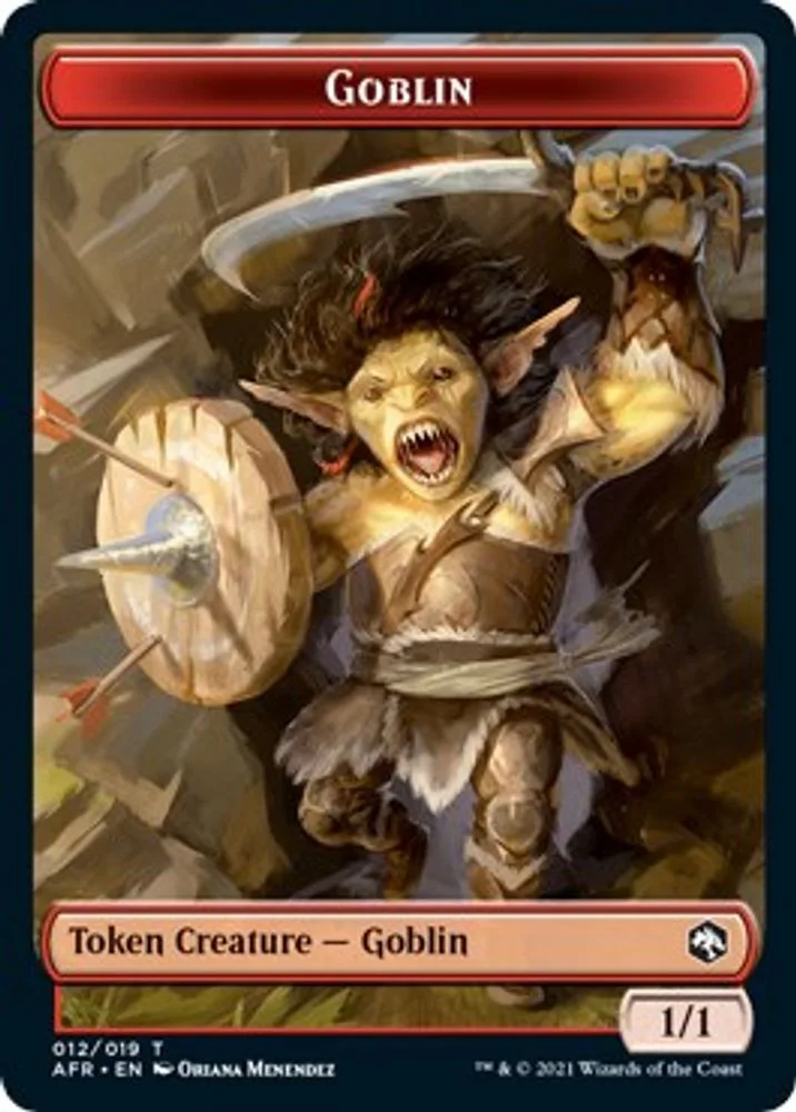 Goblin // Blood (017) Double-Sided Token (Challenger 2022)