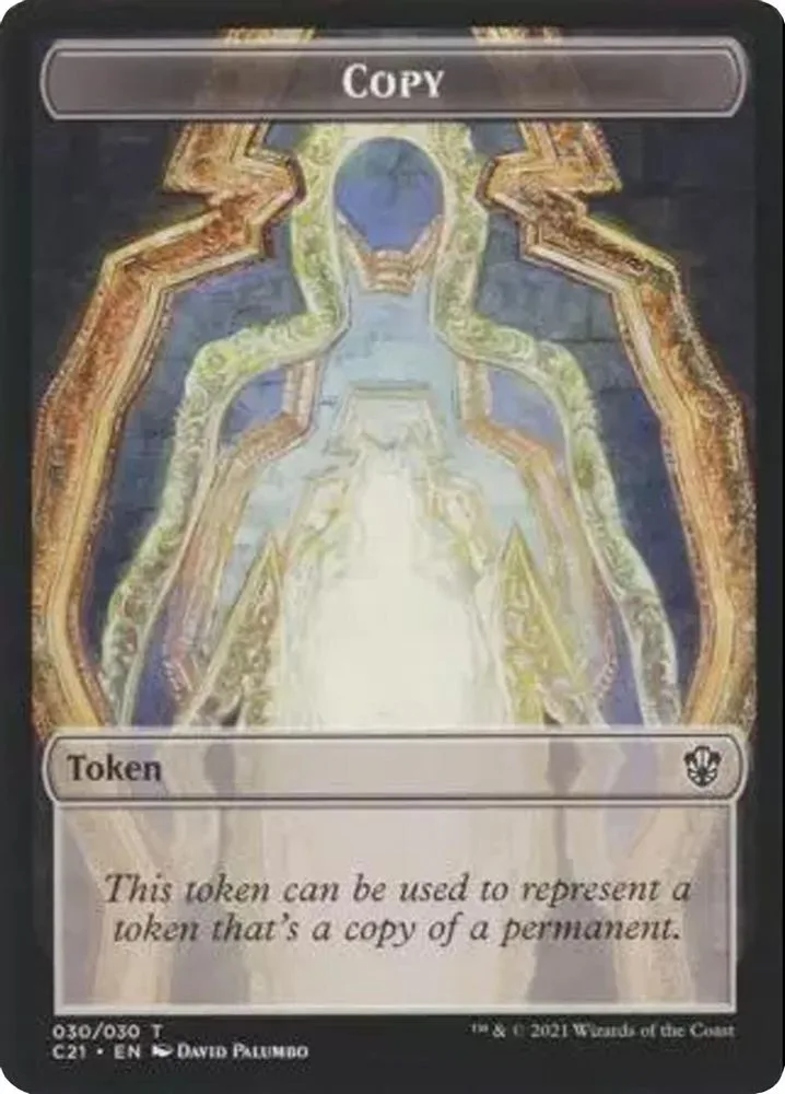 Copy // Land Mine Double-Sided Token (Secret Lair)
