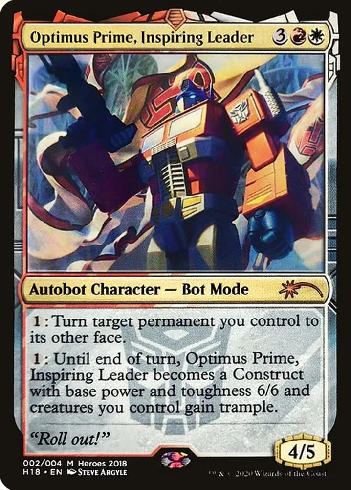 Optimus Prime, Inspiring Leader (Optimus Prime, Inspiring Leader)