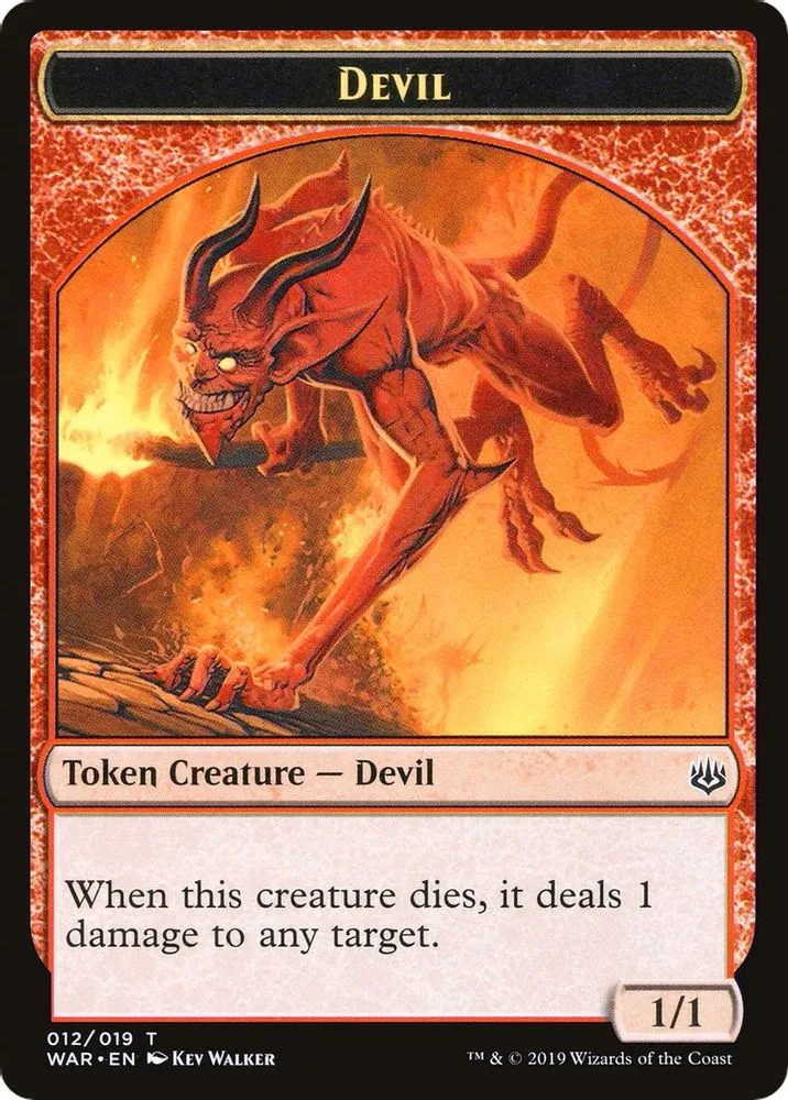 Devil // Satyr Double-Sided Token (Challenger 2020)