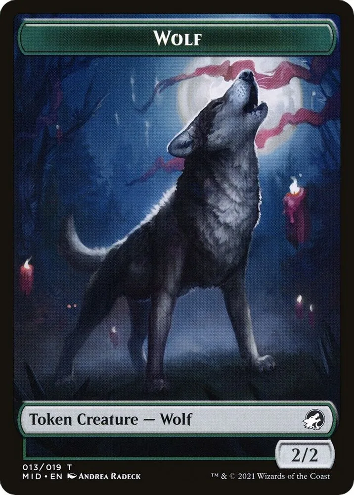 Wolf // Treasure (015) Double-Sided Token (Challenger 2022)