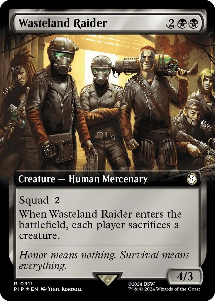 Wasteland Raider (Extended Art · Surge Foil)