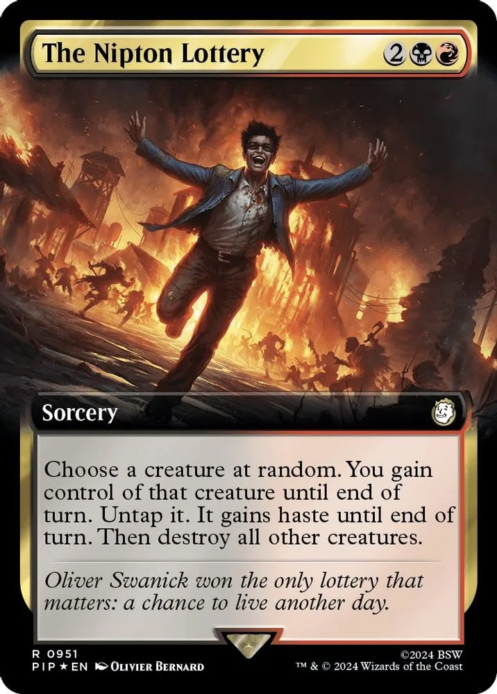 The Nipton Lottery (Extended Art · Surge Foil)