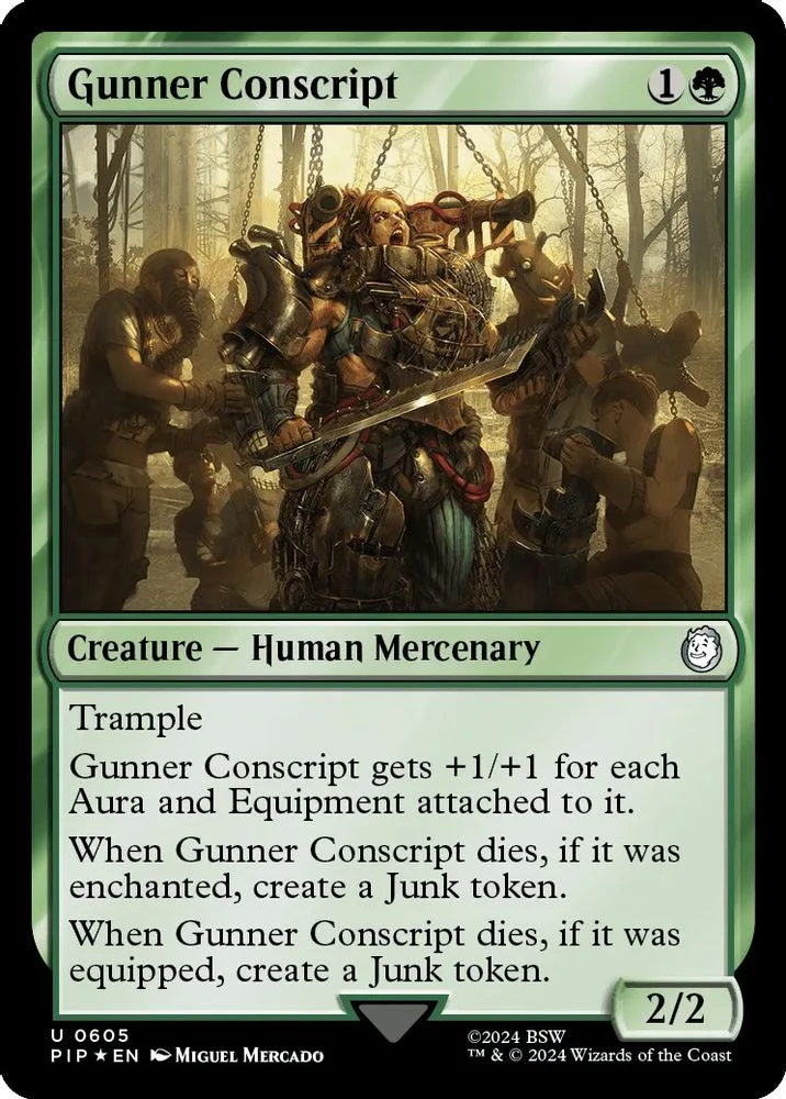 Gunner Conscript (Surge Foil)