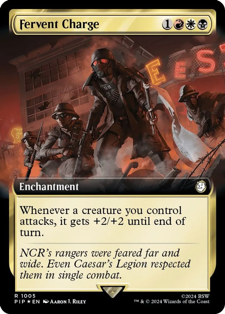 Fervent Charge (Extended Art · Surge Foil)