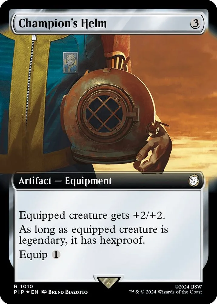 Champion's Helm (Extended Art · Surge Foil)