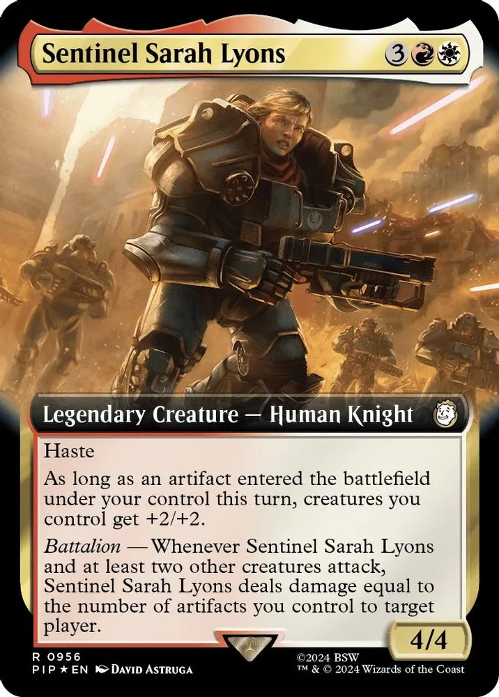 Sentinel Sarah Lyons (Extended Art · Surge Foil)