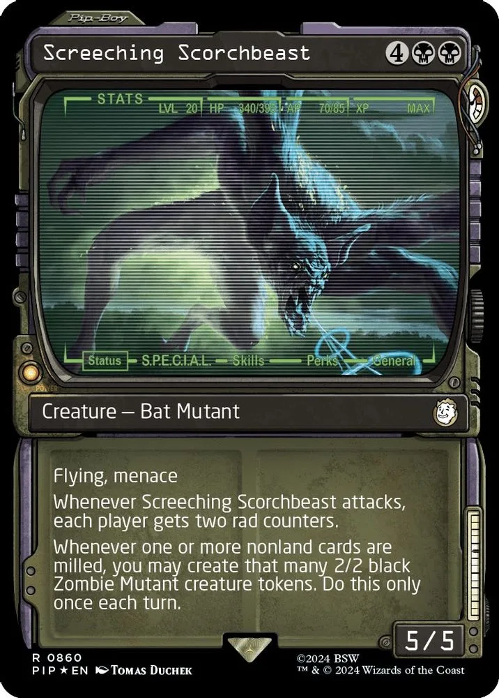Screeching Scorchbeast (Showcase · Surge Foil)