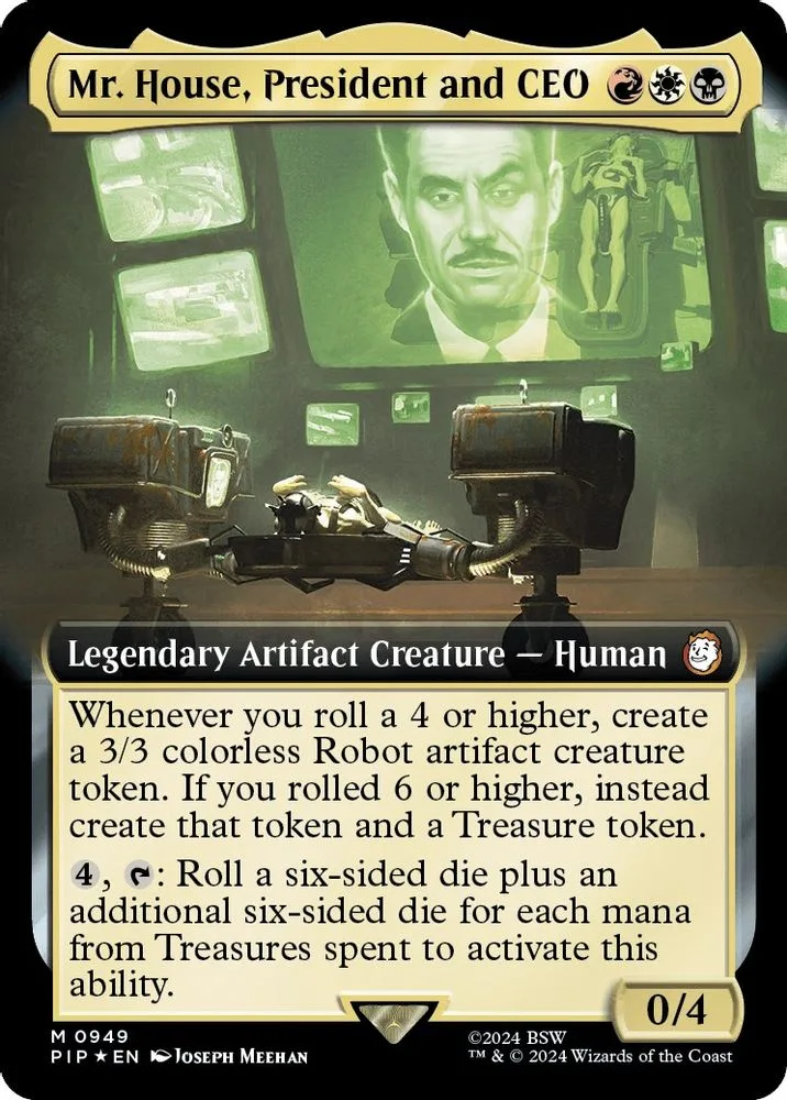 Mr. House, President and CEO (Extended Art · Surge Foil)