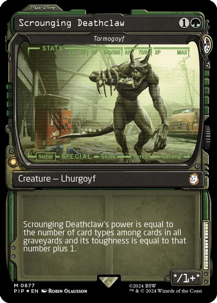 Scrounging Deathclaw - Tarmogoyf (Showcase · Surge Foil)