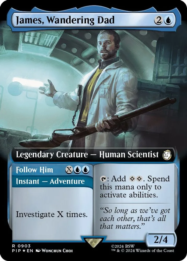 James, Wandering Dad (Extended Art · Surge Foil)