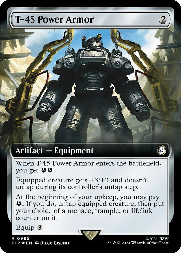 T-45 Power Armor (Extended Art · Surge Foil)