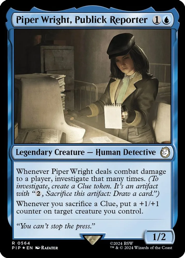 Piper Wright, Publick Reporter (Surge Foil)