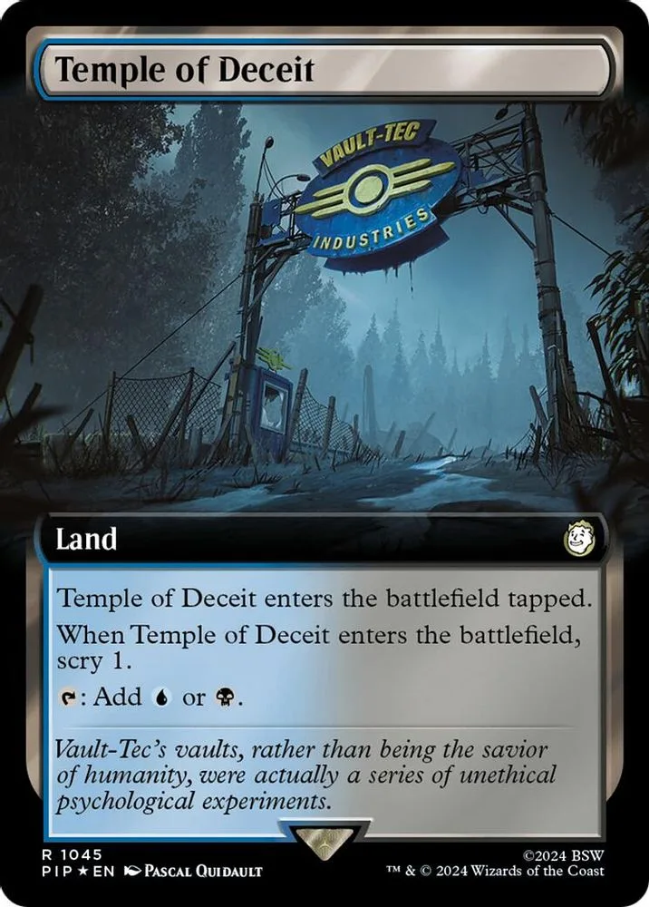 Temple of Deceit (Extended Art · Surge Foil)