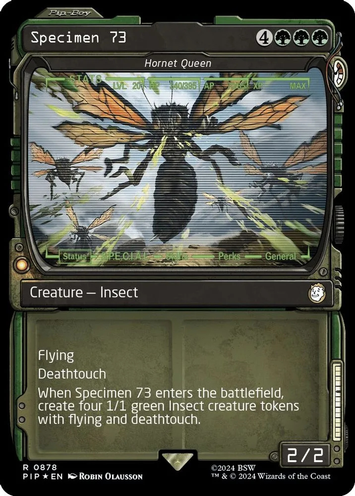 Specimen 73 - Hornet Queen (Showcase · Surge Foil)