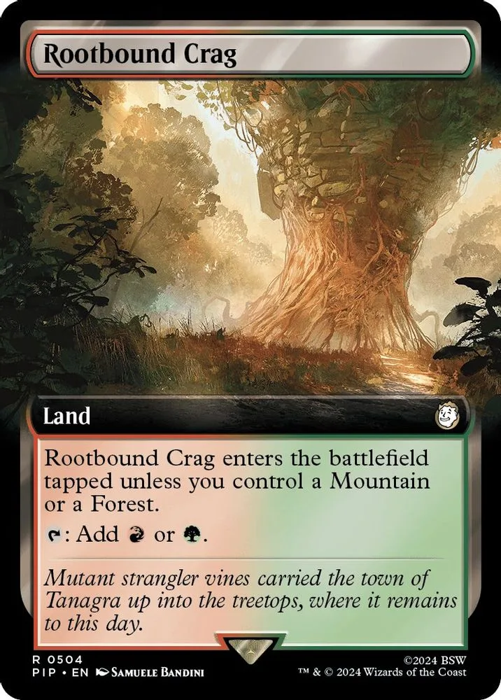 Rootbound Crag (Extended Art)