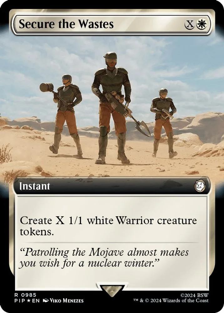 Secure the Wastes (Extended Art · Surge Foil)
