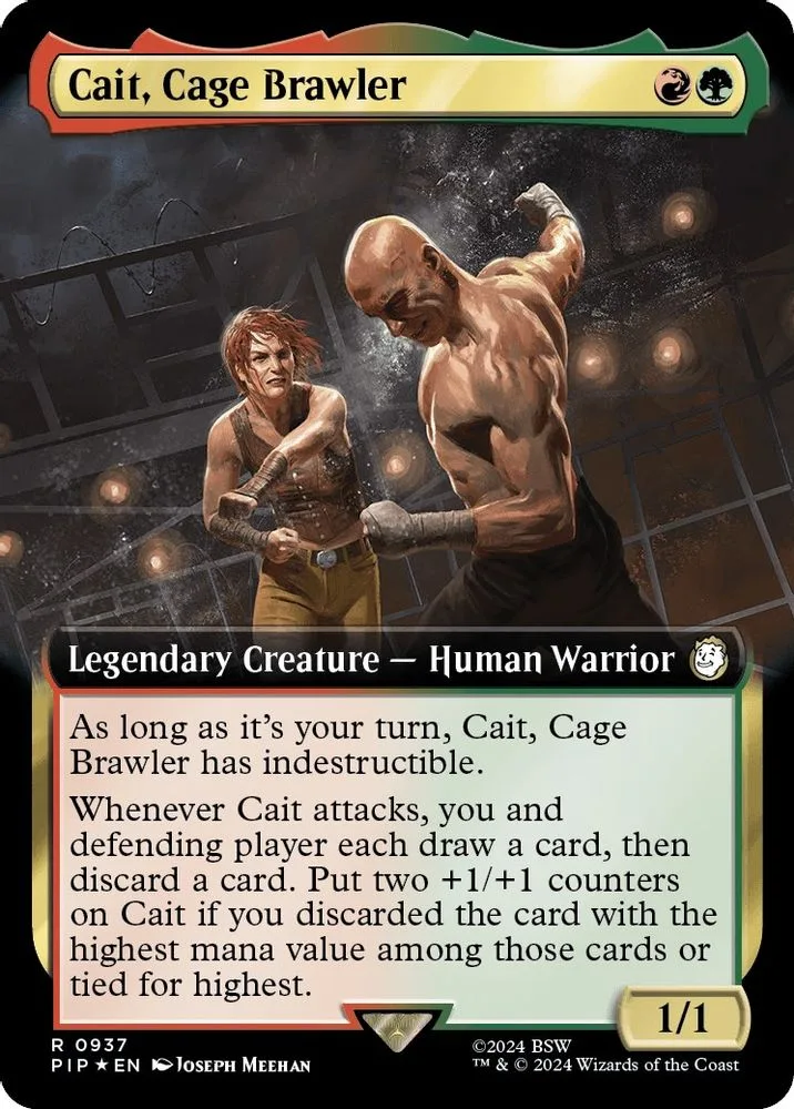 Cait, Cage Brawler (Extended Art · Surge Foil)
