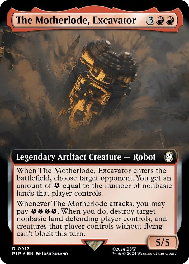 The Motherlode, Excavator (Extended Art · Surge Foil)
