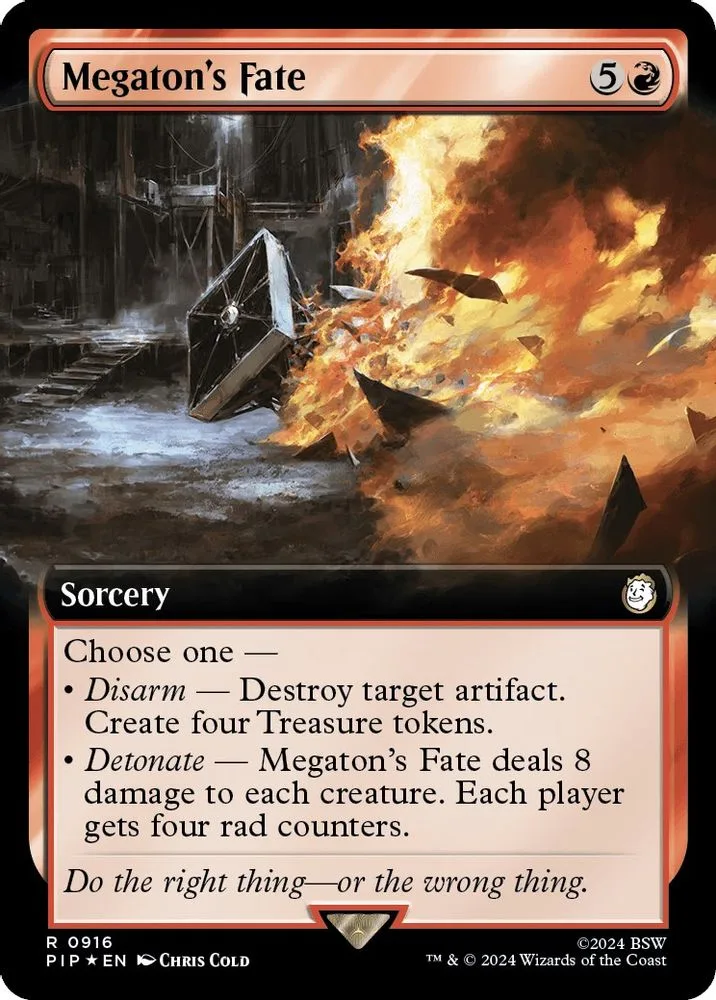 Megaton's Fate (Extended Art · Surge Foil)