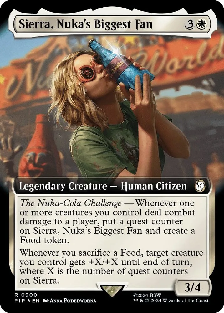 Sierra, Nuka's Biggest Fan (Extended Art · Surge Foil)