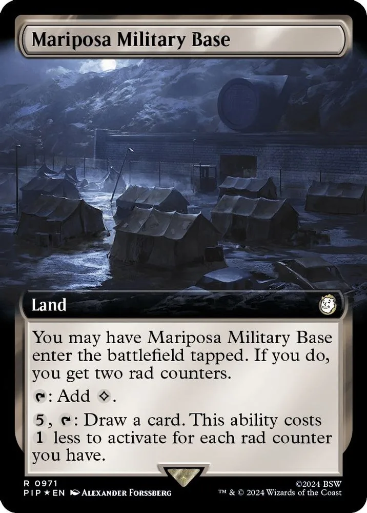Mariposa Military Base (Extended Art · Surge Foil)