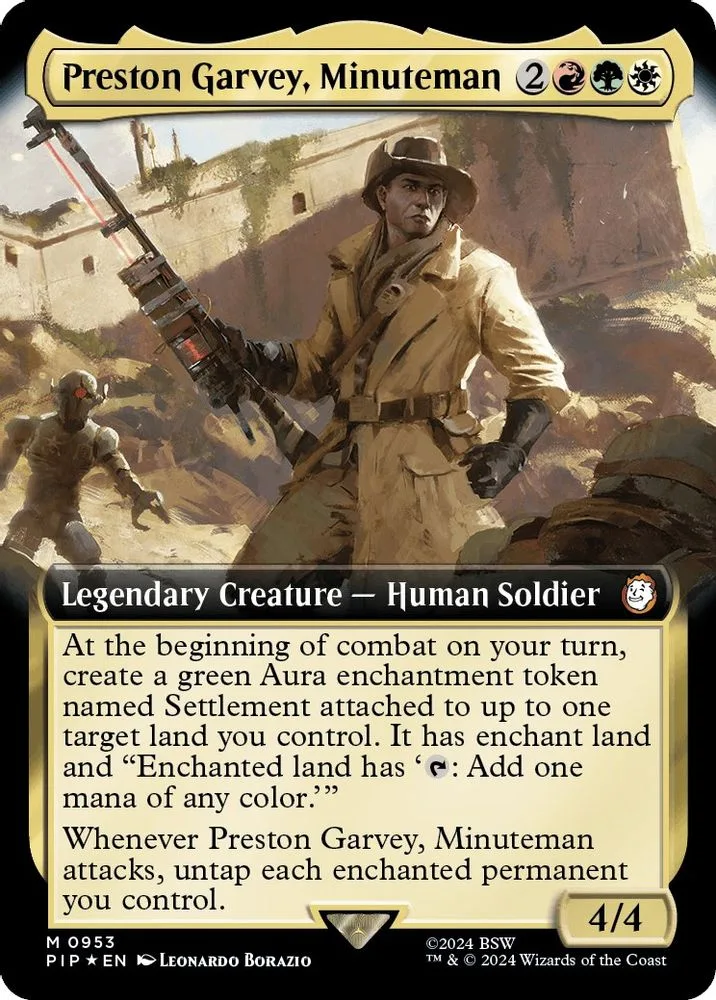 Preston Garvey, Minuteman (Extended Art · Surge Foil)
