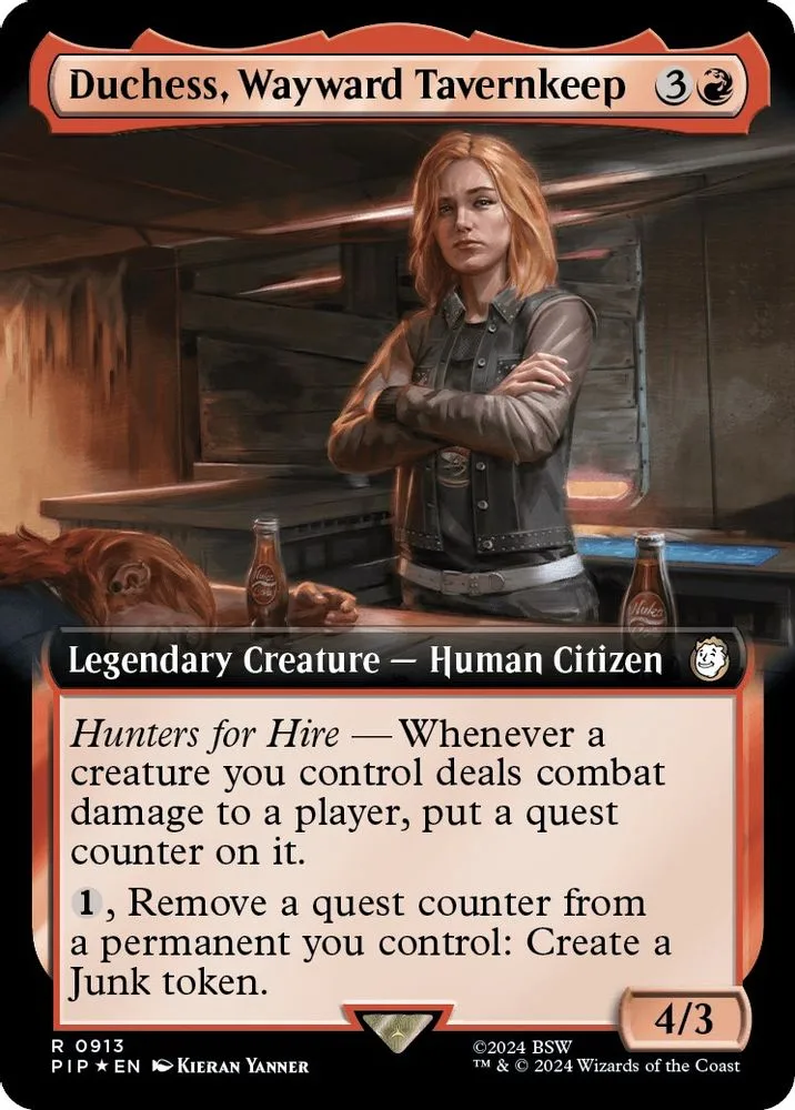 Duchess, Wayward Tavernkeep (Extended Art · Surge Foil)